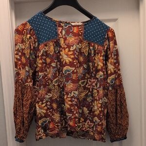Matilda Jane Multicolor Floral Blouse